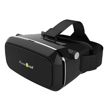 PowerLead Psug G0009 3D VR Glasses Virtual Reality Headset (Black)