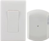 GE 18279 Wireless Wall Switch Remote with 1 Outlet Receiver RF