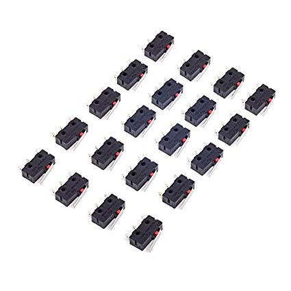 Cylewet 20Pcs 5A 125V Limit Switch for Arduino (Pack of 20) CYT1093