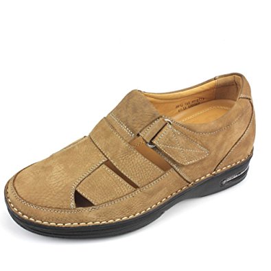 CHAMARIPA Men Causal Fisherman Sandal Height Increasing Elevator Shoes 2.76 Inch Taller T73H11