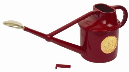Haws V106 Deluxe Plastic Watering Can, 1.8-Gallon/7-Liter, Red