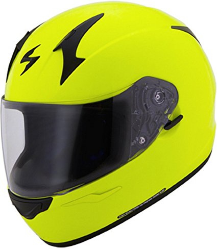 ScorpionExo Unisex-Adult full-face-helmet-style EXO-R410 Helmet (Neon,Large), 1 Pack