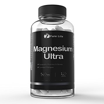 Magnesium Ultra – Extremely High Absorption Chelated Supplement - 500mg Citrate Oxide Pills Better than Glycinate, Threonate, Malate, & Oil
