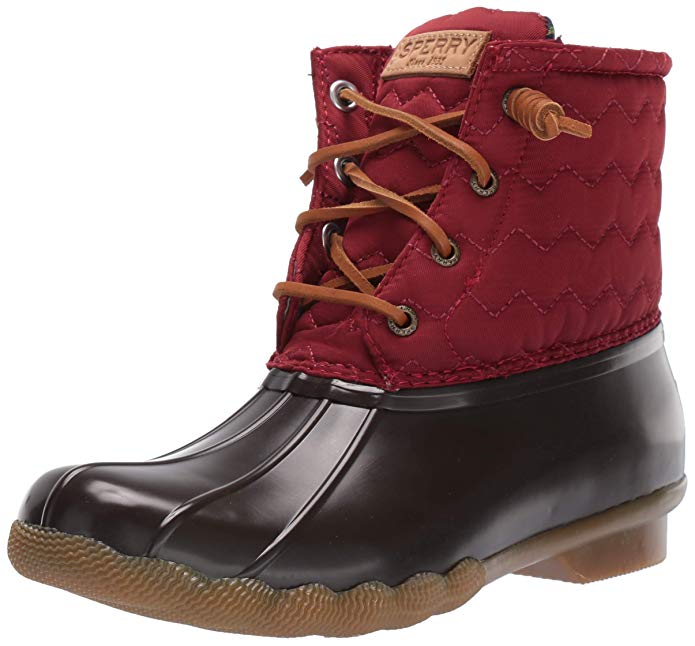 Sperry Women's Saltwater Chevron Quilt Nylon Boots