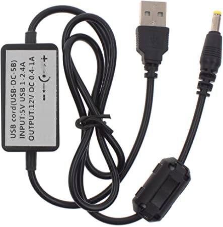 Tenq USB Cable Charger for Yaesu Radio VX-5R VX-6R VX-7R VXA-710 FT-60R FT-270R