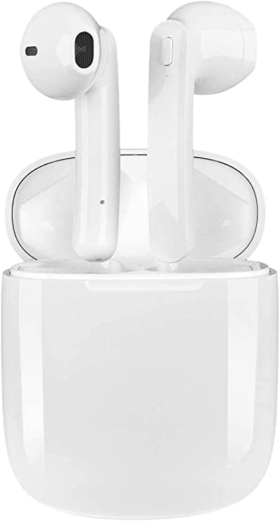 JinStyles Charging Case Compatible with Airpods Pro,Airpods Pro Wireless Charging Case Replacement with Bluetooth Pairing Sync Button,White (Not AirPods Pro Included)