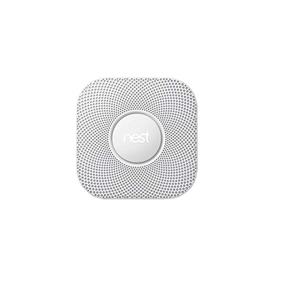 Nest Protect Smoke and CO Alarm | 2nd Generation Wired Smoke and Carbon Detector