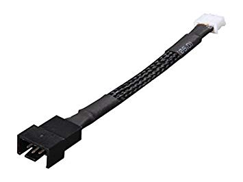 Gelid CA-PWM-02 PWM Fan Adapter Sleeved Cable Cord for VGA Cards Cooler Fan