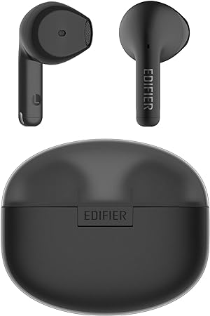 Edifier X2s True Wireless Earbuds, Bluetooth 5.3, 13mm Dynamic Drivers, Deep Bass, Lightweight, AI Environmental Noise Cancelling, Custom Sound, IP54 Water Dust Resistant, Black