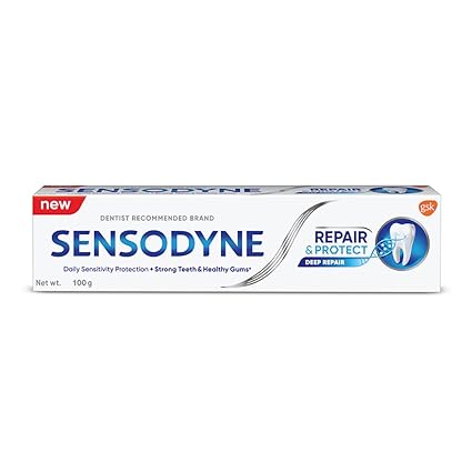 Sensodyne Toothpaste Repair & Protect, tooth paste for deep repair of sensitive teeth, 100 gm