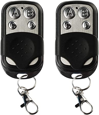 2 Keychain Garage Door Opener Remotes for Liftmaster/Sears/Chamberlain/Craftsman