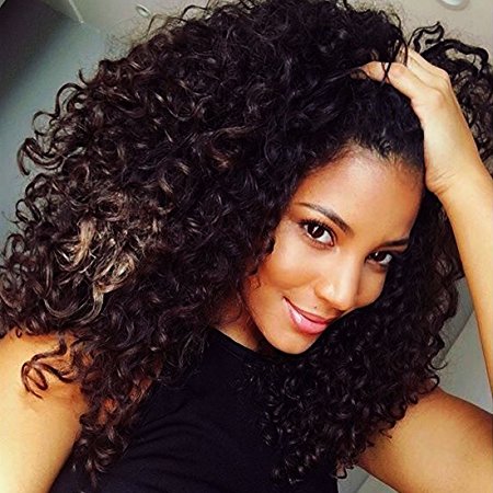 Nadula 7A Unprocessed Brazilian Remy Virgin Curly Hair Weave 3 Bundles Sexy Curly Human Hair Extensions Natural Color (10 12 14)