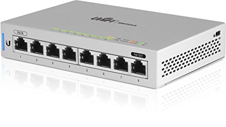 UBIQUITI US-8 UniFi 8 Managed Gigabit Ethernet (10/100/1000) Power over (PoE) Grey - (Enterprise Computing &gt; Wireless Networking)  }