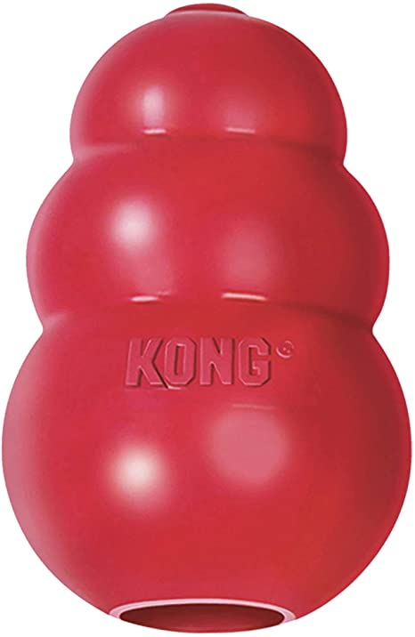 KONG - Classic Dog Toy, Durable Natural Rubber- Fun to Chew, Chase and Fetch