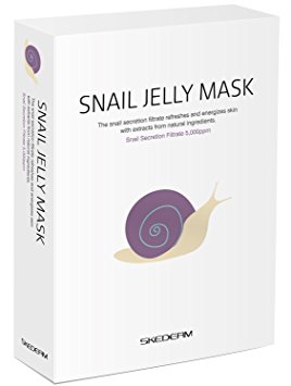 Skederm Snail Jelly Face Mask 10 Sheets. snail secretion filtrate 5,000ppm