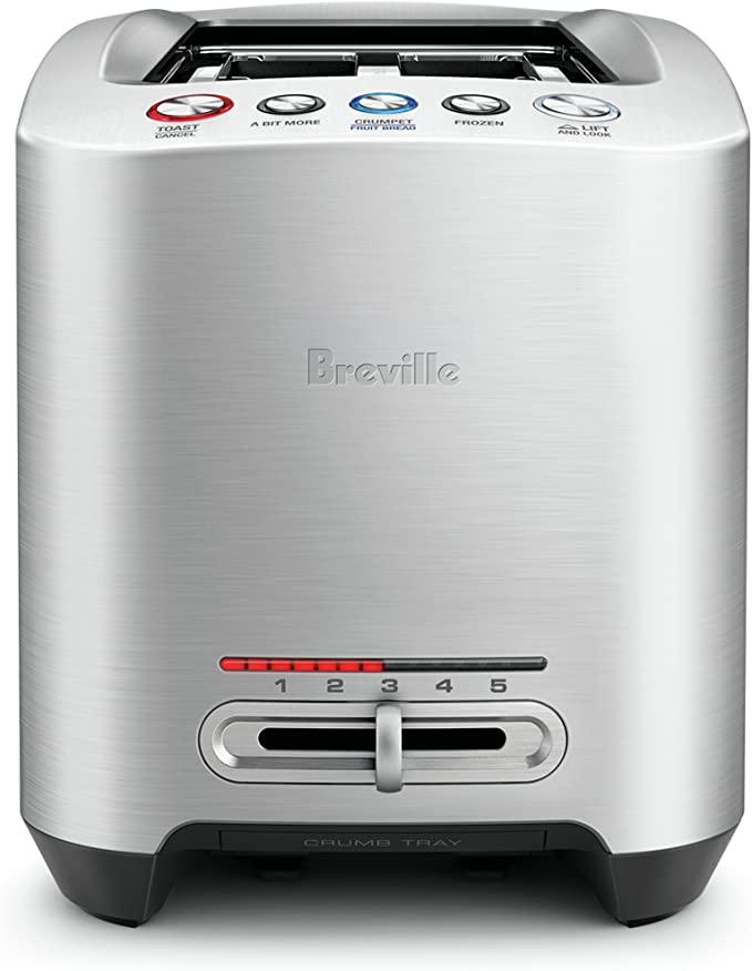 Breville Smart Toaster, Brushed Stainless Steel BTA830BSS