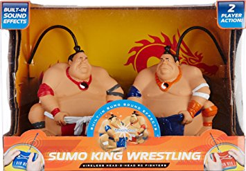 Blue Hat Sumo King Wrestling Head-2-Head Fighters One Size Multi