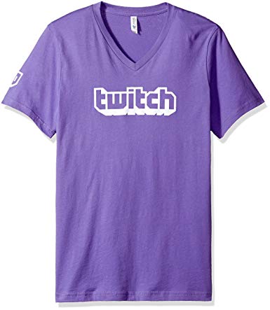 Twitch Logo Men's V-Neck Tee