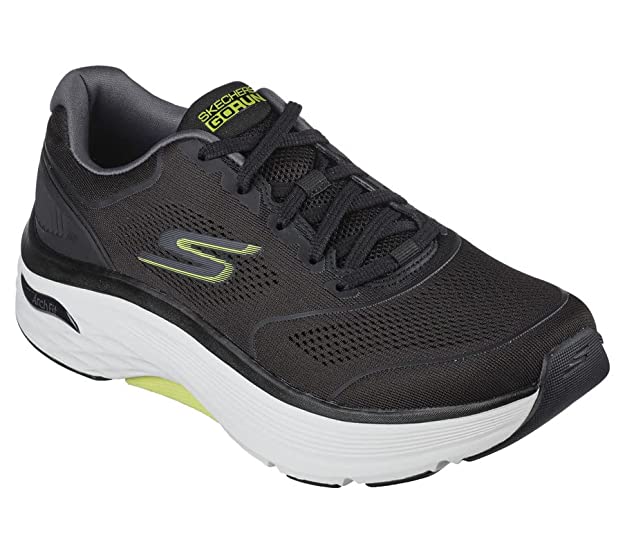 Skechers Max Cushioning Arch Fit® - Switchboard LACE UP Shoes for Men | with Lightweight Ultra GO® Cushioning Midsole and Removable Arch Fit® Insole with Breathable Mesh Upper Sports Shoes