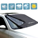 KDL Windshield Snow Covers High Quality Oxford Cloth Windshield Sun Snow Cover Fits Most CarsCRVs And SUVs-M