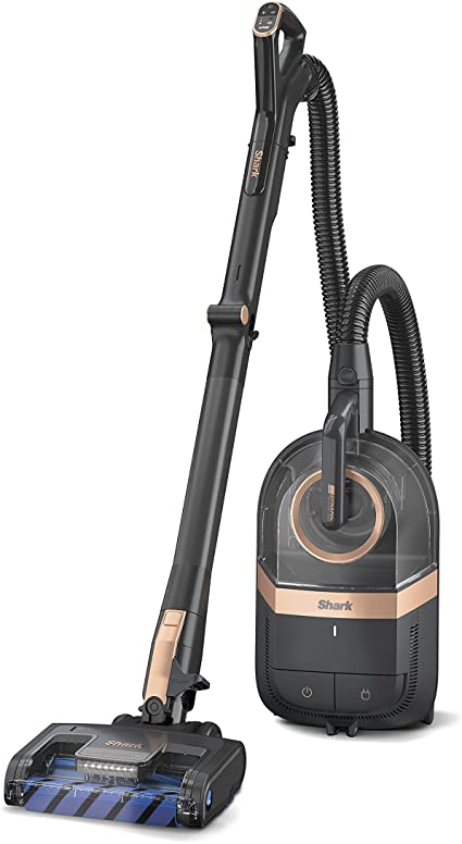 Shark CZ2001 Canister Vacuum Vertex Bagless Corded with Self-Cleaning Brushroll & DuoClean PowerFins, Black/Copper, Placeholder