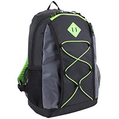 Eastsport Adrenaline Value Bungee School Backpack with Lash Tab