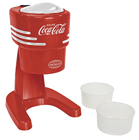 Nostalgia RISM900COKE Coca-Cola Electric Shaved Ice & Snow Cone Machine