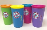 Wow Cup for Kids - NEW Innovative 360 Spill Free Drinking Cup - BPA Free - 9 Ounce 4 Pack 4 Colors