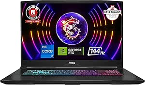 MSI Katana 17.3" Gaming Laptop, 1920 x 1080 Pixels 144Hz Screen, GeForce RTX 4060 8GB GDDR6, 13th Generation Intel i7-13620H 10 Cores, 64GB DDR5 4TB SSD, Wi-Fi 6, HDMI 2.1, Win11 Pro