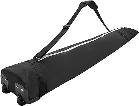 Lixada Snowboard Bag with Wheels Foldable Waterproof Porable 75.6x12.6x5.1'', Roller Snowboard Case with Adjustable Shoulder Strap Ski Equipment Storage Bag for Snowboarding Trips
