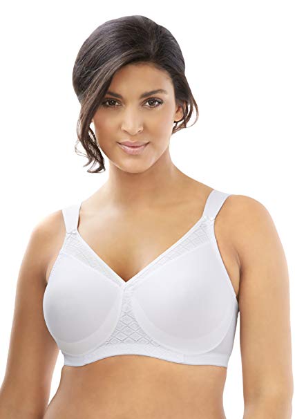 Glamorise Women's Full Figure MagicLift Non-Padded Wirefree T-Shirt Bra #1080