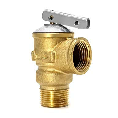 QWORK 150Psi Pressure Relief Valve with 3/4-Inch Pipe Thread, Pressure Reducing Valve