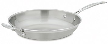 Cuisinart MCP22-30H MultiClad Pro Stainless 12-Inch Skillet with Helper