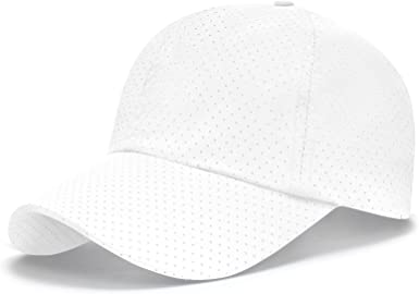 Mesh Baseball Caps for Men Women - Quick Drying Running Hat,Adjustable Sport Cap Lightweight Breathable Golf Outdoor Cap Plain Summer Sun Hat for Unisex