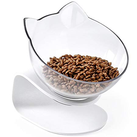Beito Cat Food Bowl With Stand Elevated Pet Bowls Perfect for Cats and Small Dogs