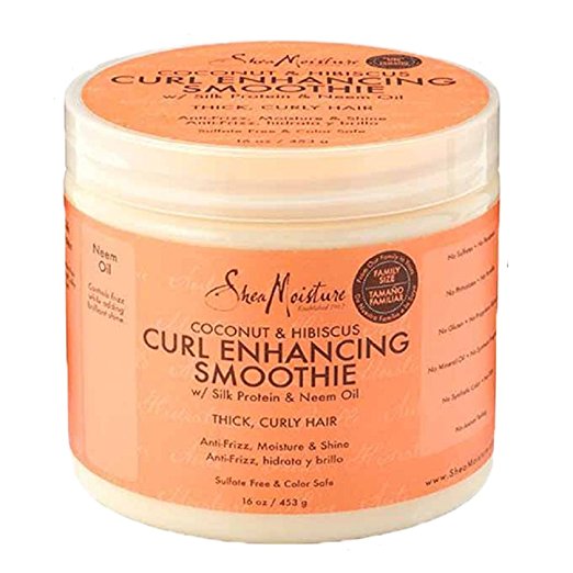 Shea Moisture Coconut and Hibiscus Curl Enhancing Smoothie, 16 Ounce Family Size