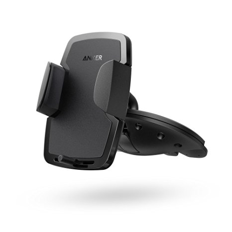 Car Mount, Anker CD Slot Universal Phone Holder for iPhone 6s/6/6s plus/6 plus, Samsung S7/S6/edge, Samsung Note 7/5, LG G5, Nexus 5X/6/6P, Moto, HTC, Sony and Other Smartphones (Black)