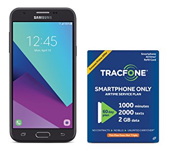 TracFone Samsung Galaxy J3 Luna Pro 4G LTE Prepaid Smartphone with Amazon Exclusive Free $40 Airtime Bundle