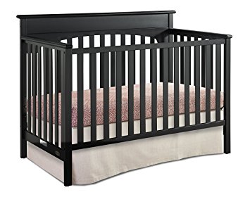 Graco Lauren 4-in-1 Convertible Crib, Black