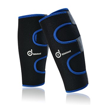 Pair of Calf Compression Sleeve - Universal Size Leg Compression Socks - Graduated Calf Pain Relief - Calf Guard Shin Splints Sleeves - for Running - Boosts Circulation