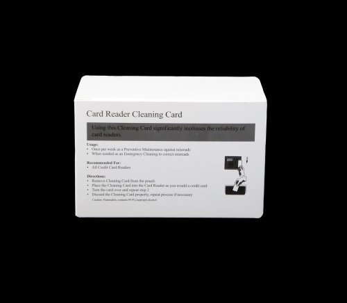 50pk Presaturated Swipe Head Cleaning Cards (Dual Side)