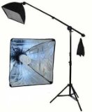 StudioFX 400W Continuous Lighting Hairlight Boom Stand Set Weight Bag Kit  Includes 85watt  400 Watt CFL BULB  Weight Bag  Grip ARM