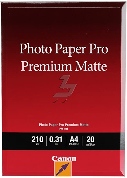 CANON 8657B005 Pro Premium PM-101 - Smooth Matte Photo Paper - 310 Micron A4 (210 x 297 mm) - 210 g/