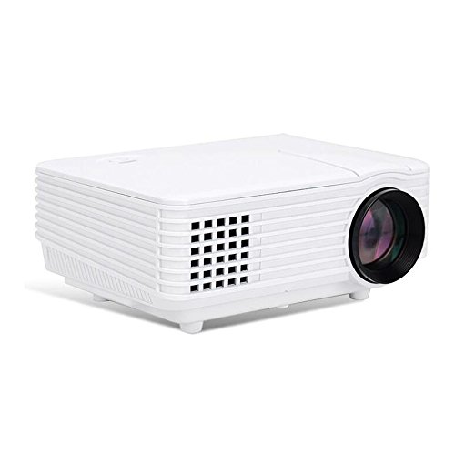 Pentop 800 Lumens Portable Multimedia Mini LED Projector 800*480 Native Resolution 4 Inches LCD TFT Display for Home Video Movice Theater and Party