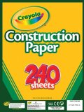 Crayola Construction Paper Assorted Colors 240 Sheet 99-3200