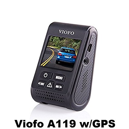 Viofo A119G 1440P 30fps Car Dash Camera (V2 Model) With GPS Mount   90 Degree miniUSB Adapter