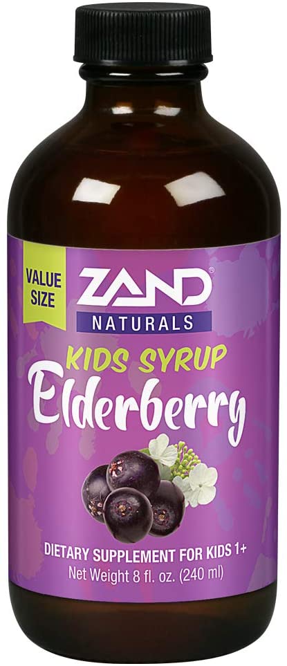 Zand Kids Elderberry Honey Syrup | Childrens Immune Support with Rose Hips & Echinacea | Kids 1  Years (8oz)