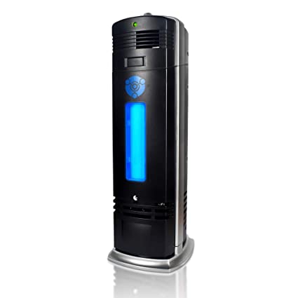 OION Technologies B-1000 Permanent Filter Ionic Air Purifier Pro Ionizer with UV-C Sanitizer, (Black)
