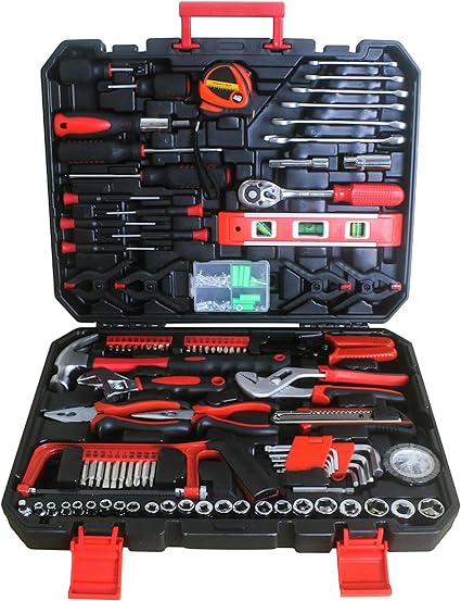 Socket Wrench Set, 238PCS Socket Wrench Auto Repair Tool with Portable Storage Case Professional Household Tool Set Home DIY Hand Tool Pliers Set Craftsman Tool Set with Toolbox Storage Case