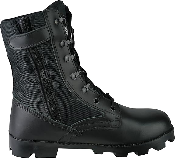 Savage Island Army Combat Side Zip Jungle Patrol Tactical Military Boots